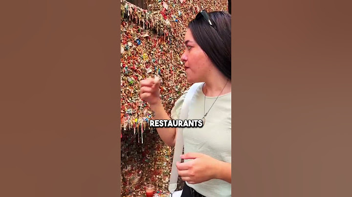Tu ne croiras jamais pourquoi Seattle a supprimé son célèbre mur de chewing-gums
