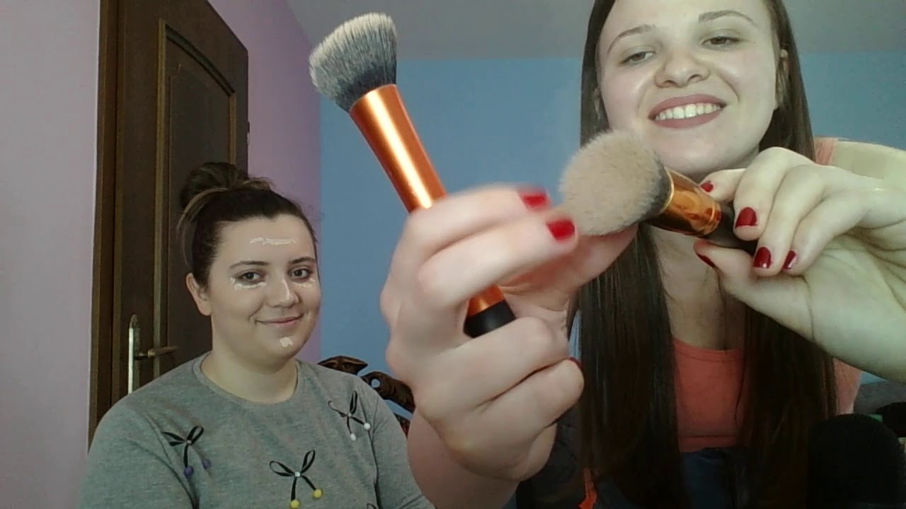 #SerbiaAsmr ~ 😂👏Amater šminka profesionalnog šminkera(četkice, tapkanje) 👏😂