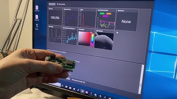 The Wireless Feather Bluefruit Sense test flight with Web Bluetooth!