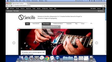 Adding a New Portfolio Item - Sencillo Responsive Drupal Theme