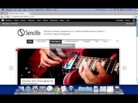 Adding a New Portfolio Item - Sencillo Responsive Drupal Theme