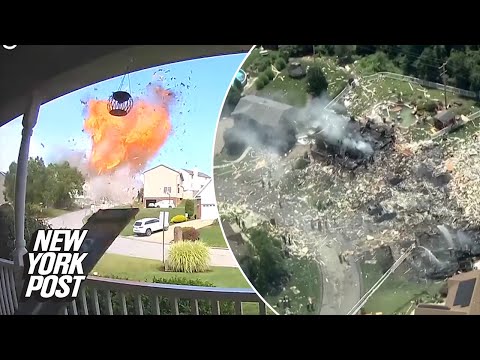 Horrifying video captures house exploding in Pennsylvania, killing five people