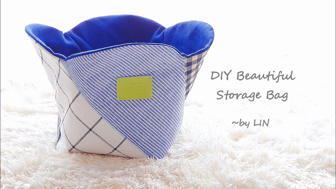 DIY Beautiful Storage Bag ‖ Super easy sewing project HandyMum YouTube