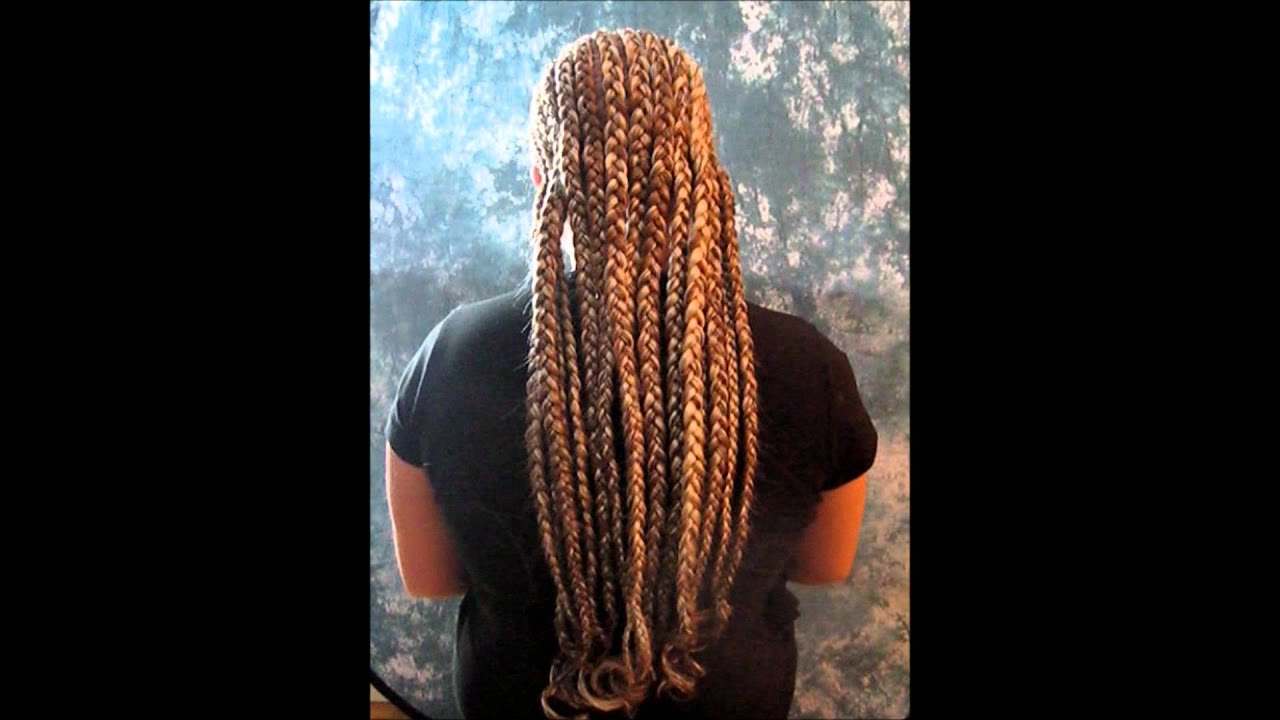 Blonde, sculptered Corn Rows Blonde Cornrows mit knotenlos