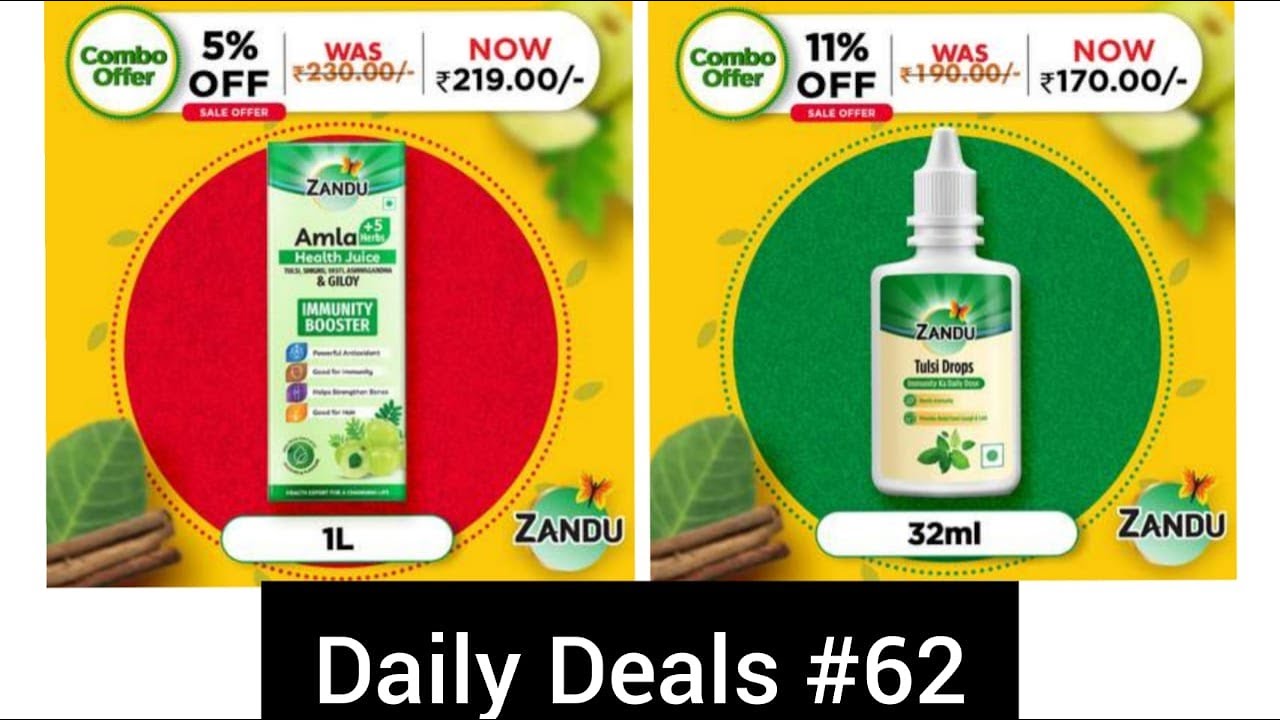 Zandu care Coupons and Offers May 2021,Daily Deals #62