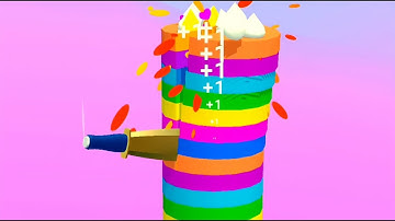 Slice It All 🌈🔪 Relaxing and Satisfying ASMR Slicing Max Levels Android, iOS Mobile Gameplay #7