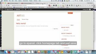 Install Artsee wordpress theme by Elegant Themes