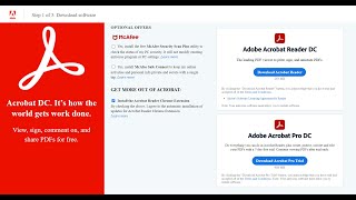 Open PDF files with Free Acrobat Reader DC software (Download&install&set default app in Windows10) screenshot 3