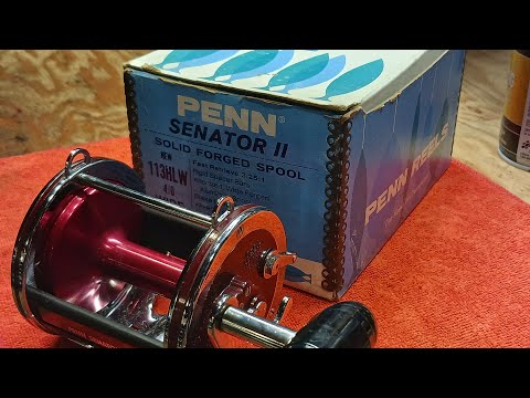 Penn Senator II Special 4 0 113HLW Conventional Reel Service - YouTube