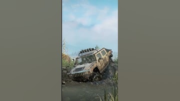 Hummer in mud. Snow Runner #Shorts #gaming
