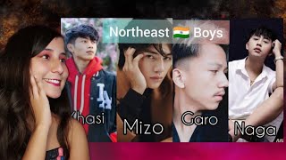 Handsome northeast boys : garo, kashi, mizo, naga boys|| north indian girl reaction😱