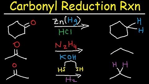 Clemmensen Reduction & Wolff Kishner Mechanism