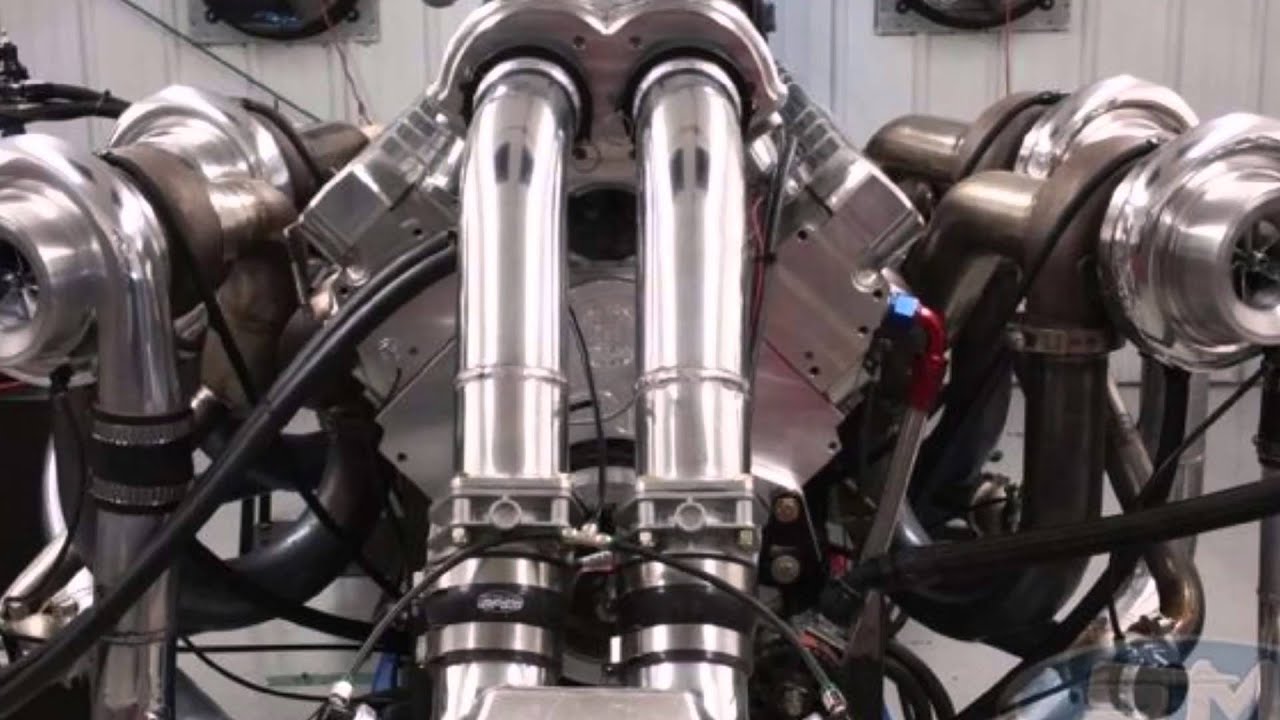 Devel Sixteen V16 5000HP Sound Engine Dyno