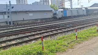VECTRON LOC 305 - VECTRON 193 086 RAILPOOL + cereales vagoni - HŽ kolodvor Zagreb Zapadni.HR