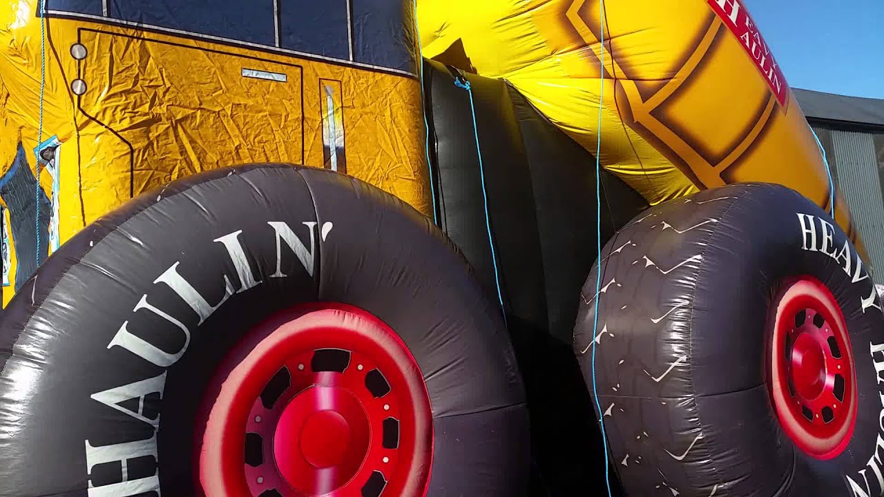 Airmax Inflatables Monster Tipper truck Slide YouTube