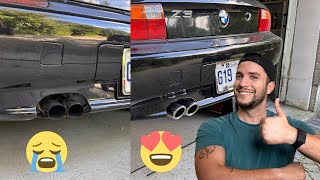 BMW Z3 1997 Exhaust Tip Makover -  اجي نبدلو العادم بداريجا