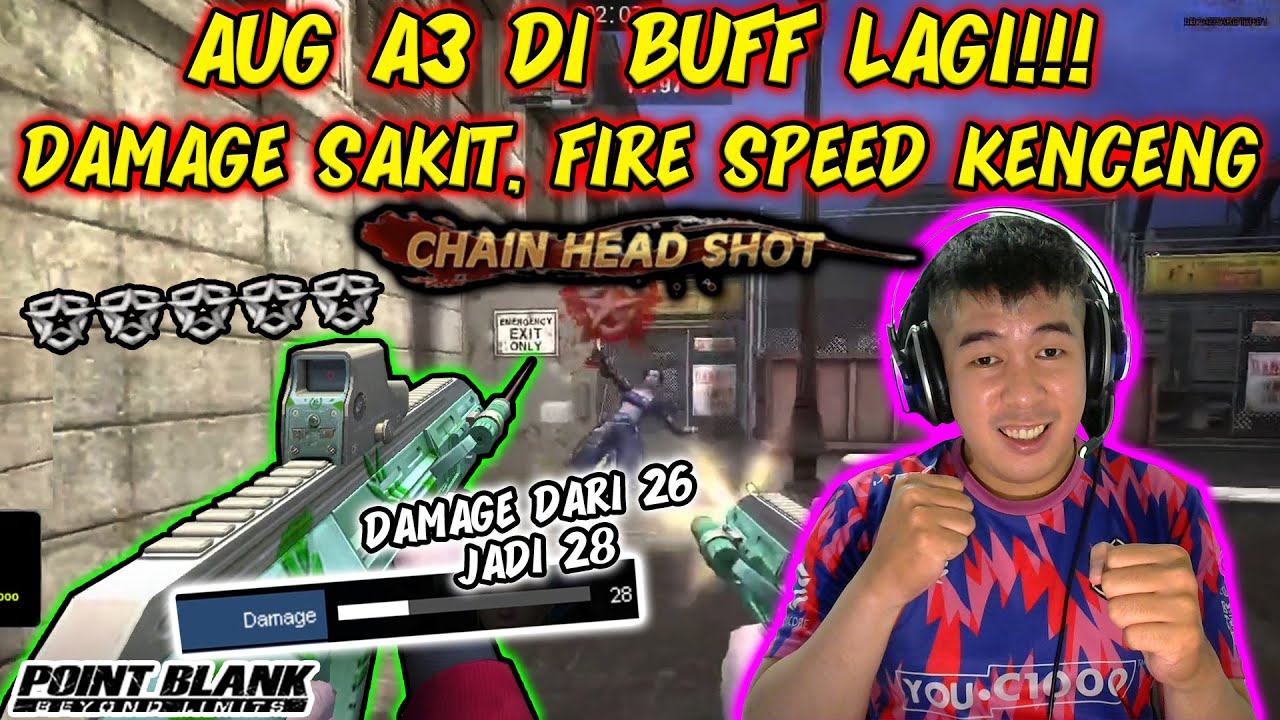 AUG A3 DI BUFF! JADI SENJATA META TURNAMEN LAGI - Point Blank Zepetto 2024