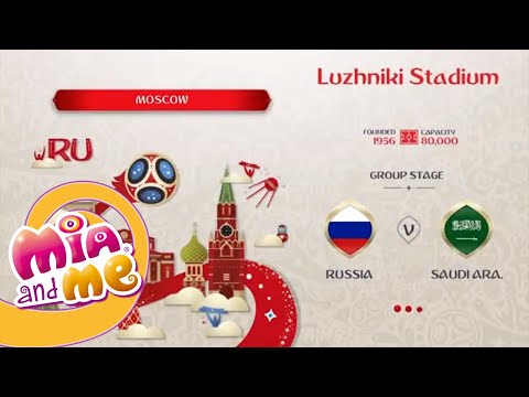 Mundos de Mia - Copa do Mundo FIFA de 2018 Especial - RÚSSIA VS. ARÁBIA SAUDITA - Simulação FIFA 18