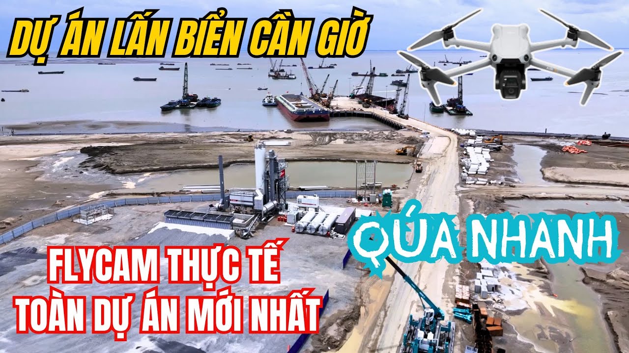 Проект рекультивации моря в Кан-Джио от VinGroup | Реальная видеосъёмка последнего проекта. Скоро...