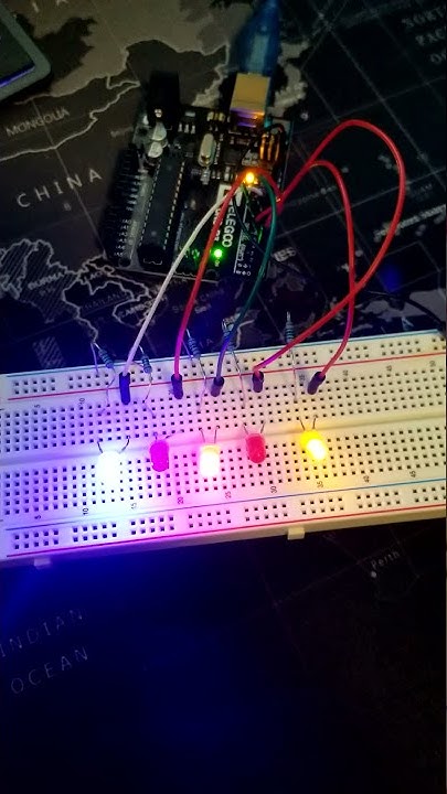 ARDUINO 5-bit binary LED Display - YouTube