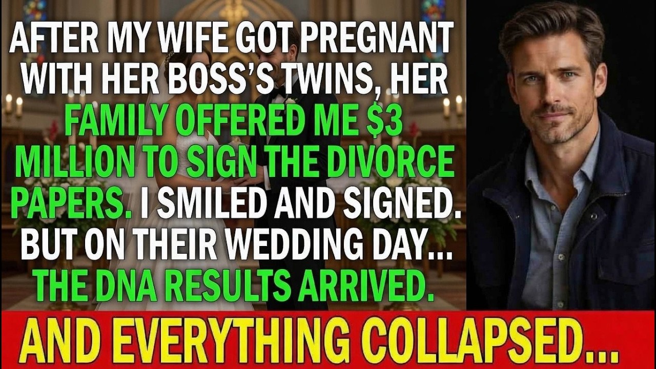 I Signed the Divorce for $3 Million… On Their Wedding Day, the DNA Results Shattered Everything