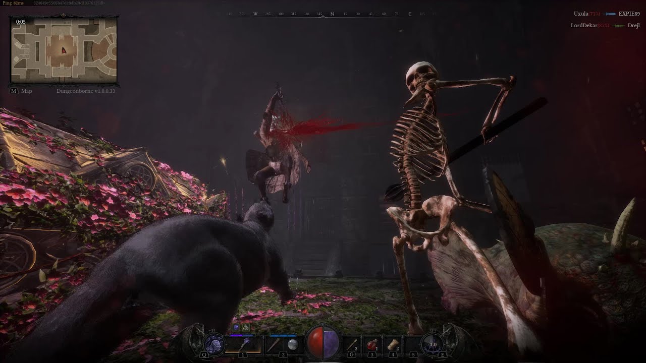 Dungeonborne: battle in the Overgrown Tomb