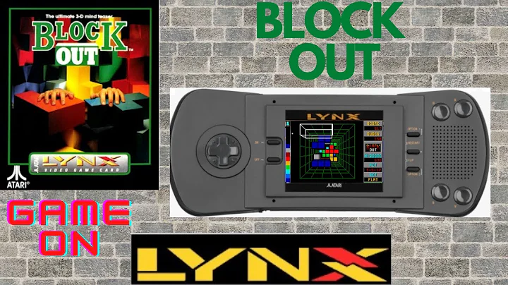ATARI LYNX Block Out - GAMEPLAY