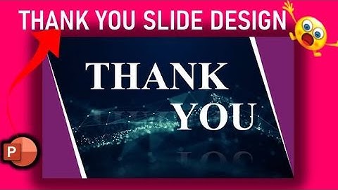 Thank you Slide design Motion Change Animated In PowerPoint | text animation tutorial in PowerPoint
