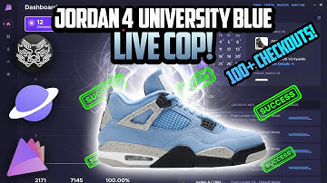 Live Cop Ep 4 - Jordan 4 Retro University Blue - Prism, Kylin Bot, Nebula