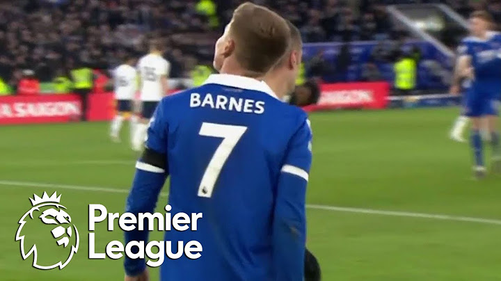 Harvey Barnes makes it Leicester City 4, Tottenham Hotspur 1 | Premier League | NBC Sports