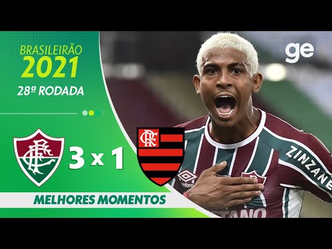 FLUMINENSE 3 X 1 FLAMENGO | MELHORES MOMENTOS | 28ª RODADA BRASILEIRÃO 2021 | ge.globo