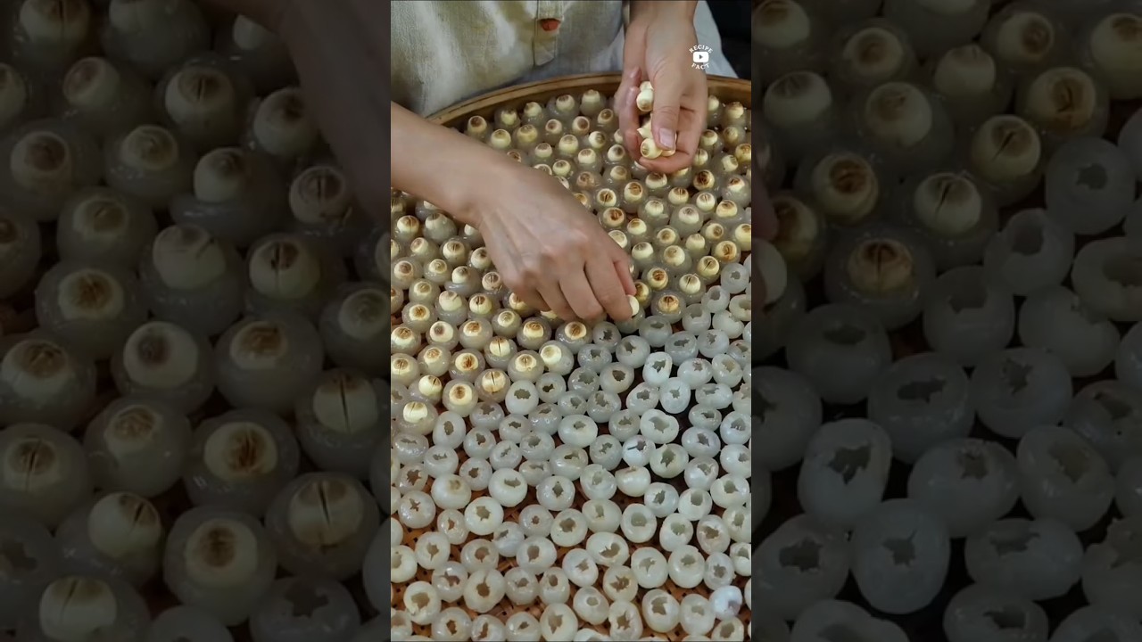 Lotus और Litchi se बनी Amazing Sweet Dish | Village Sweet Recipe 🧁