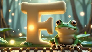 👉 Letter F on the Piano for Kids | Learn Piano Notes with Patterson 🎹🐼