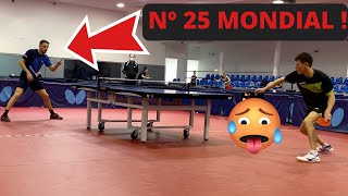 Je m'entraîne avec le nº25 MONDIAL ! Tennis de Table