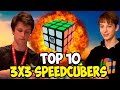 Top 10 3x3 Speedcubers 2016