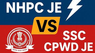 2. NHPC JE vs SSC CPWD JE Which is better ! Aapke comments ka Reply #nhpcje #sscje #cpwd #rrbje