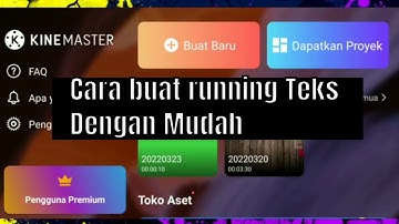 🔴 Tutorial Cara membuat running text panjang di kinemaster