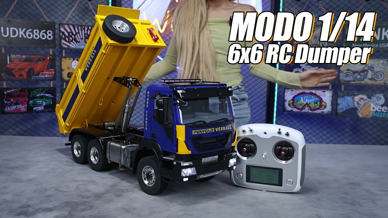 The 1/14 MD Hydraulic RC Dump Truck That Feels Too Real (6x6 Beast