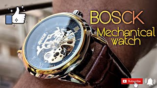 Bosck mechanical watch || Global Chinese brand || Order from Daraz Global Mechanical watch