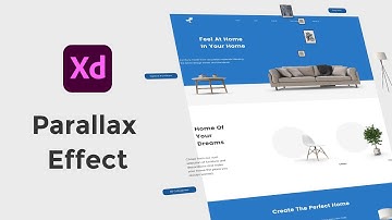Furniture Store Website Design In Adobe Xd / Parallax Effect