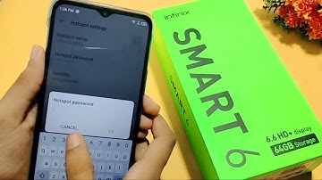 infinix smart 6 Hotspot password setting | how to change hotspot password | set hotspot password