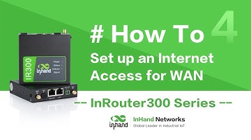 How to Set up Wired Internet Access? | IR300 series