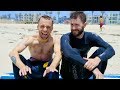 ON ESSAIE LE SURF (Vlog Los Angeles 2)