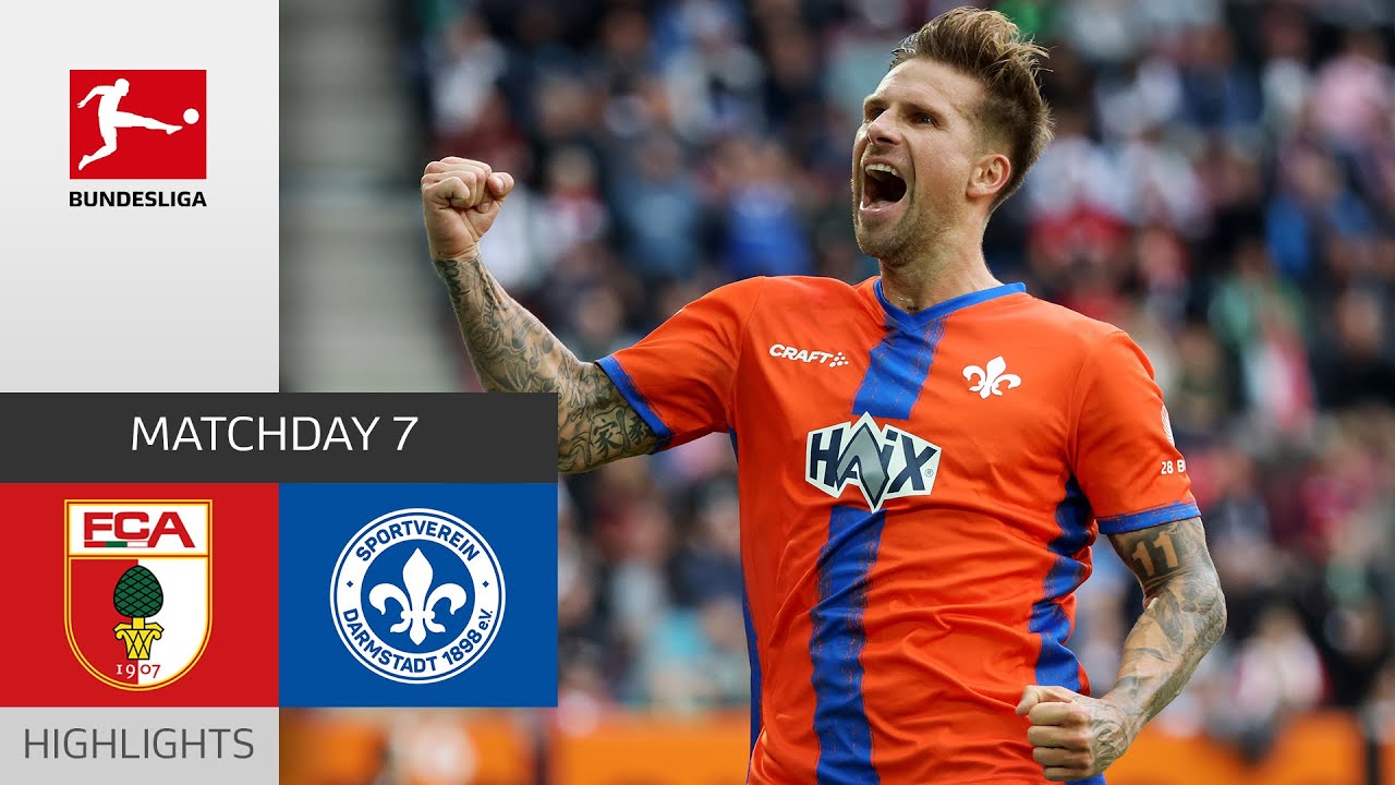 Darmstadt keep moving up! | Augsburg - Darmstadt 1-2 | Highlights | Matchday 7 – Bundesliga 2023/24