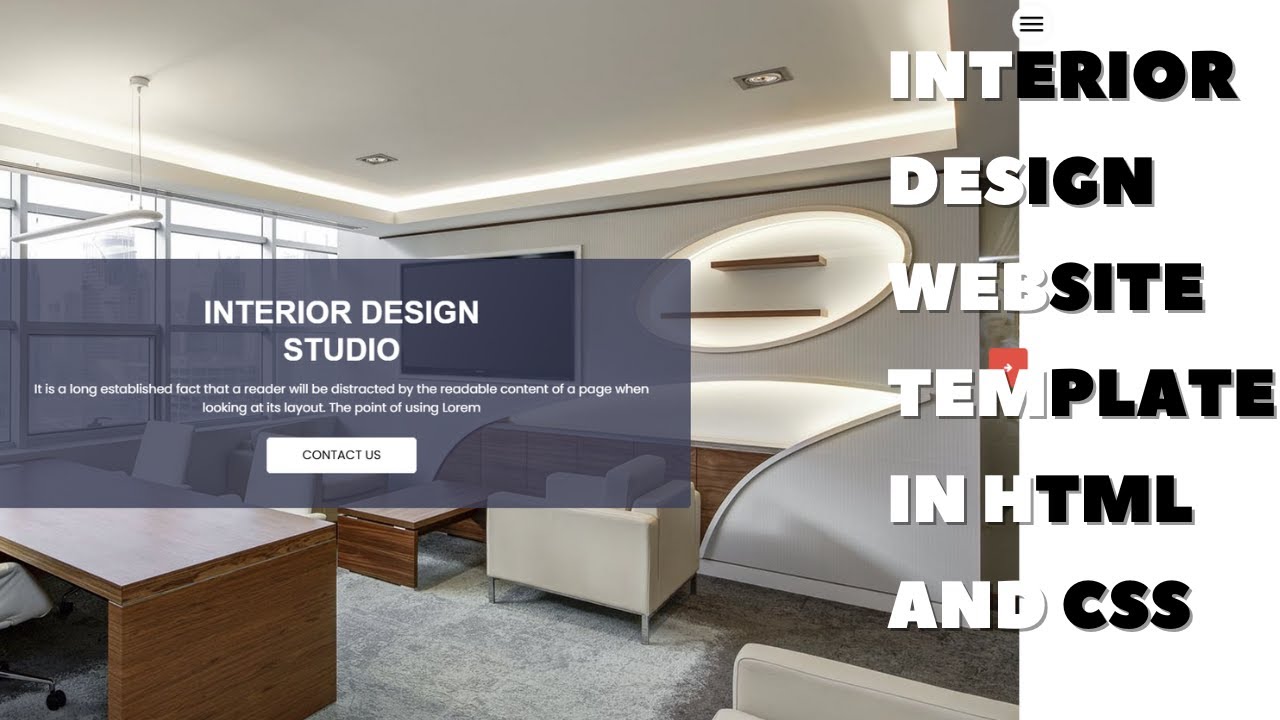 Elevate your portfolio: Designing an interior website with HTML/CSS ...