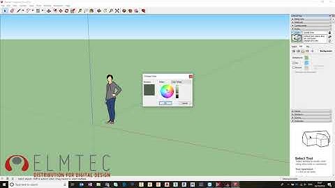Change Background on SketchUp