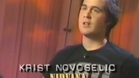 Krist Novoselic Nirvana Interview Clips Around In Utero | MTV 1993