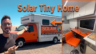 DIY off-grid solar system in a Tiny House on wheels & what it cost
