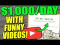 Get Paid $1000 a Day With Funny Videos | Easy Way To Make Money Online 2021