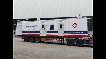 Mobile Bio-Safety Unit,Container Lab Bio-Safety Container PCR Rapid Detection Molecular Laboratory